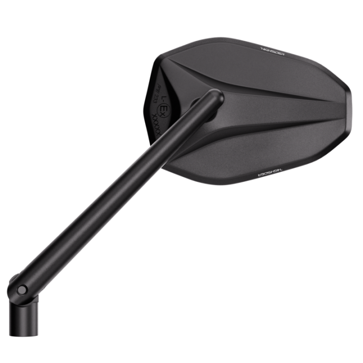 Rétroviseur de guidon HIGHSIDER pro Victory-Blast – noir mat – à l'unité