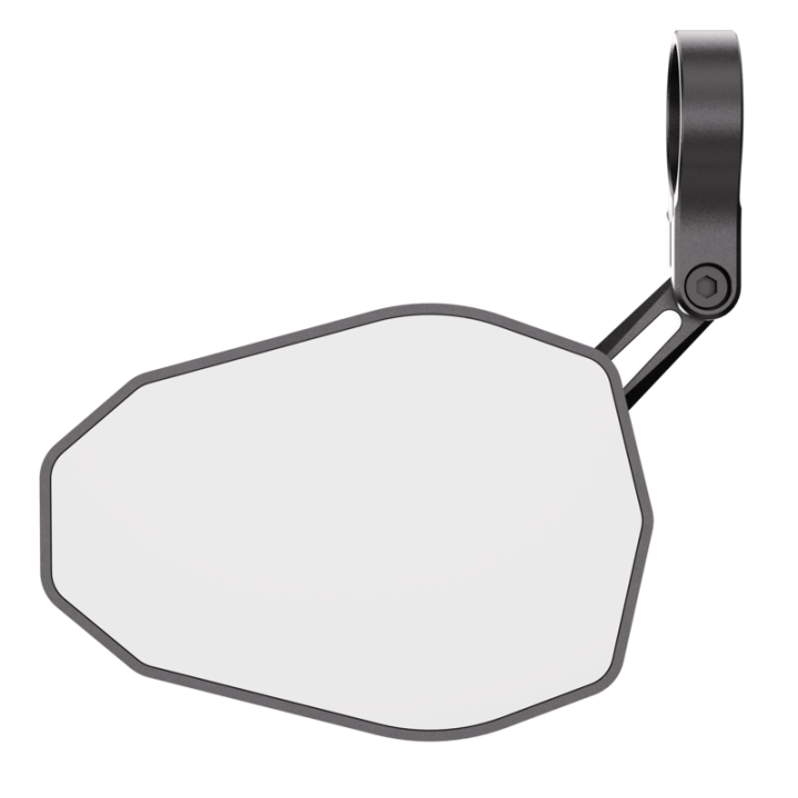 Rétroviseur d'embout de guidon HIGHSIDER pro Victory-Slim court – noir mat – à l'unité