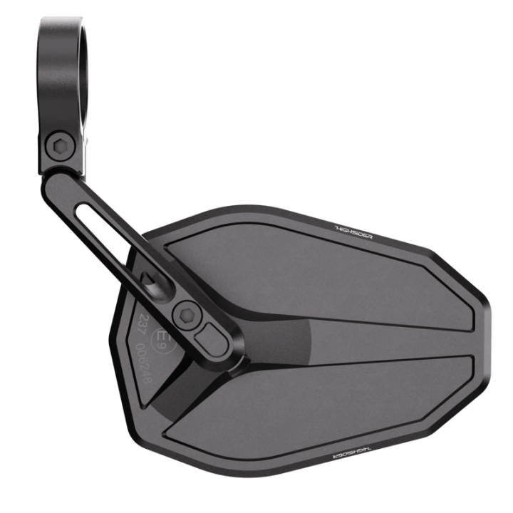 Rétroviseur d'embout de guidon HIGHSIDER pro Victory-Slim court – noir mat – à l'unité