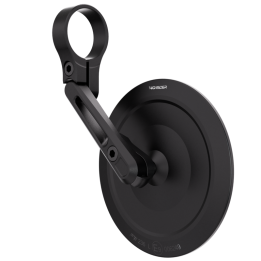 Rétroviseur d'embout de guidon HIGHSIDER pro Montana-Slim court – noir mat – à l'unité