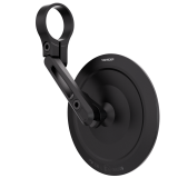 Rétroviseur d'embout de guidon HIGHSIDER pro Montana-Slim court – noir mat – à l'unité