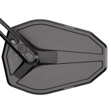 Rétroviseur d'embout de guidon HIGHSIDER pro Victory-Slim court – noir mat – à l'unité