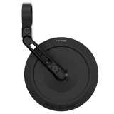 Rétroviseur d'embout de guidon HIGHSIDER pro Montana-Slim court – noir mat – à l'unité