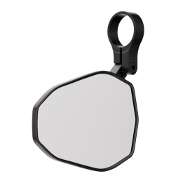 Rétroviseur d'embout de guidon HIGHSIDER pro Victory-Blast court – noir mat – à l'unité