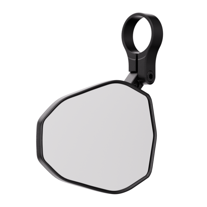 Rétroviseur d'embout de guidon HIGHSIDER pro Victory-Blast court – noir mat – à l'unité