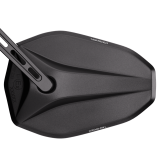 Rétroviseur d'embout de guidon HIGHSIDER pro Victory-Blast court – noir mat – à l'unité