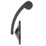 Rétroviseur d'embout de guidon HIGHSIDER pro Montana-Blast EVO – noir mat – à l'unité