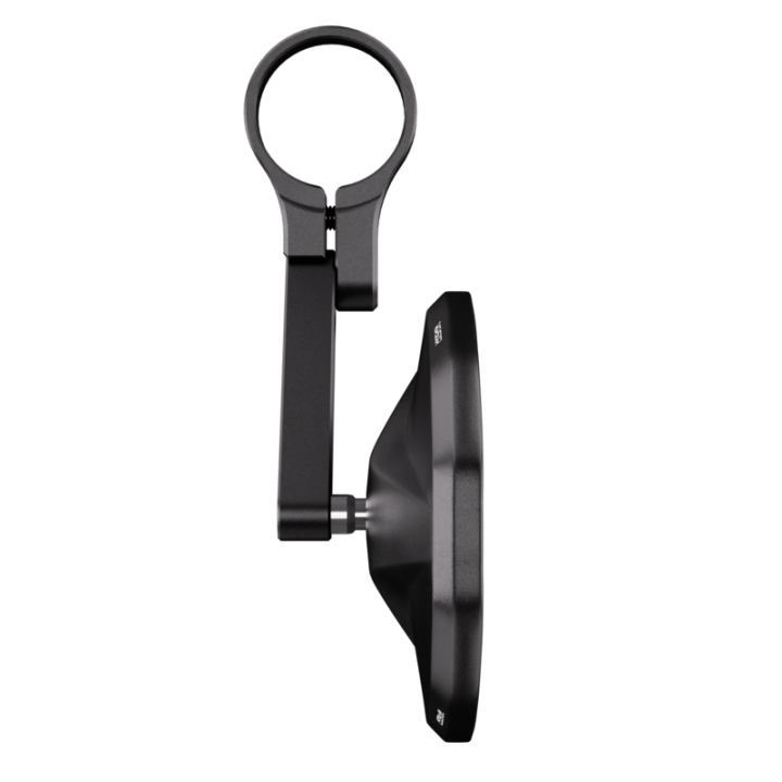 Rétroviseur d'embout de guidon HIGHSIDER pro Victory-Blast court – noir mat – à l'unité