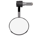 Rétroviseur d'embout de guidon HIGHSIDER pro Conero avec clignotant LED – à l'unité