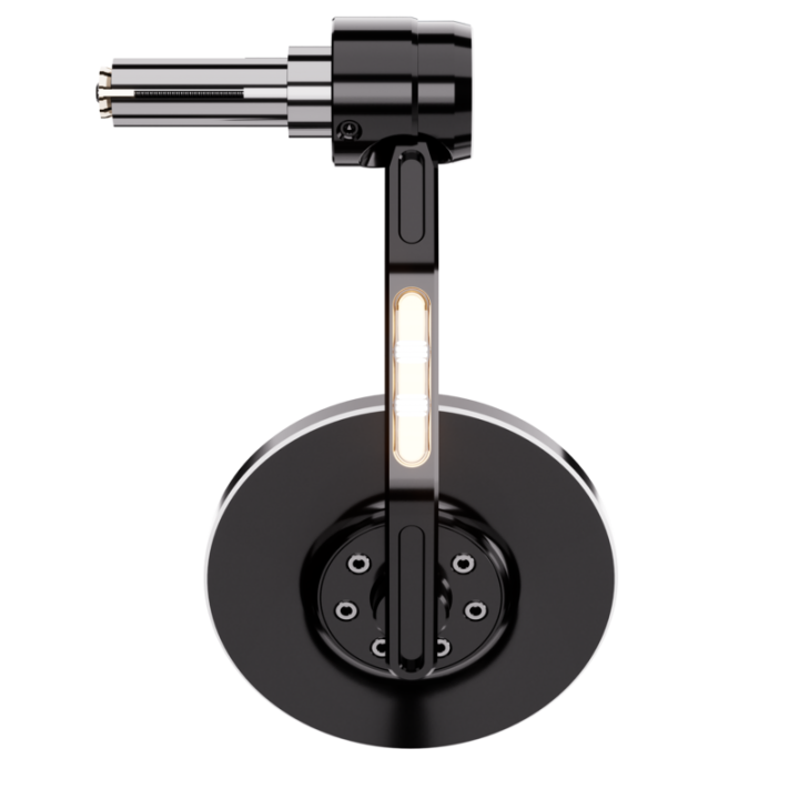 Rétroviseur d'embout de guidon HIGHSIDER pro Conero avec clignotant LED – à l'unité