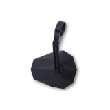 Rétroviseur d'embout de guidon HIGHSIDER pro Stealth-X5 court – noir mat – à l'unité