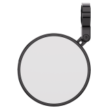 Rétroviseur d'embout de guidon HIGHSIDER pro Montana court – noir – à l'unité