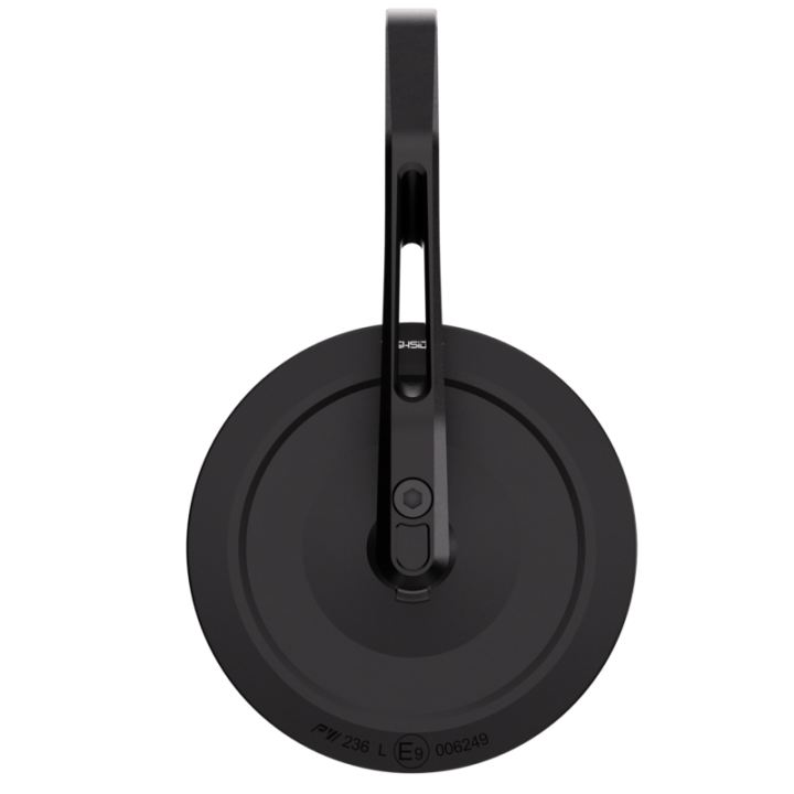Rétroviseur d'embout de guidon HIGHSIDER pro Montana-Slim – noir mat – à l'unité