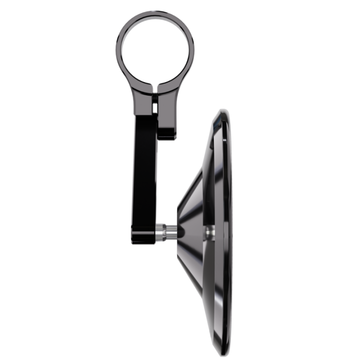Rétroviseur d'embout de guidon HIGHSIDER pro Montana court – noir – à l'unité
