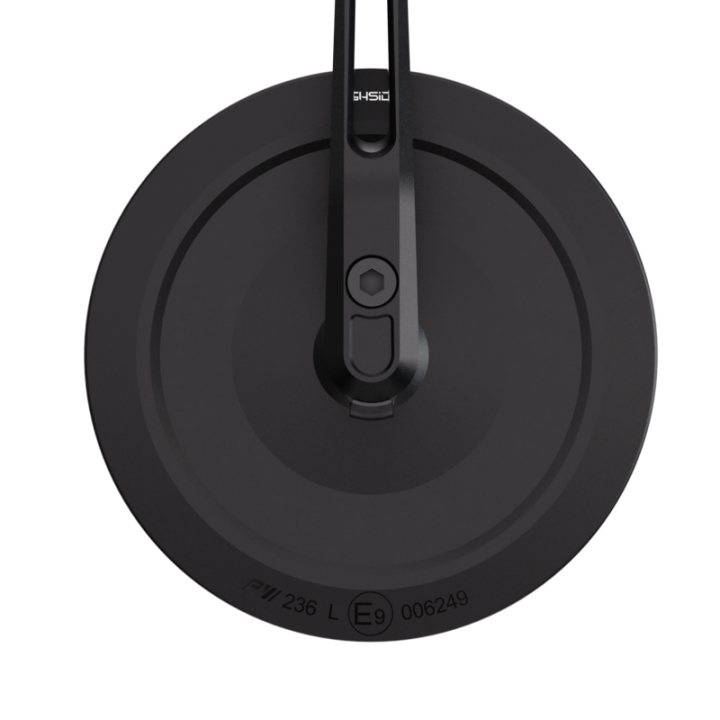 Rétroviseur d'embout de guidon HIGHSIDER pro Montana-Slim – noir mat – à l'unité