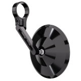 Rétroviseur d'embout de guidon HIGHSIDER pro Montana court – noir – à l'unité