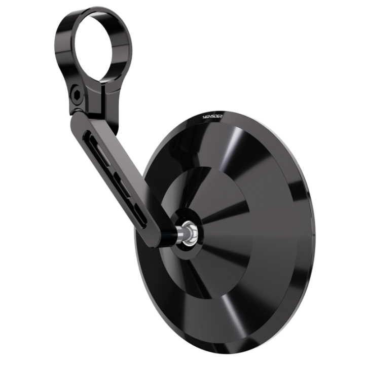 Rétroviseur d'embout de guidon HIGHSIDER pro Montana court – noir – à l'unité