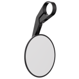 Rétroviseur d'embout de guidon HIGHSIDER pro Montana-Slim – noir mat – à l'unité
