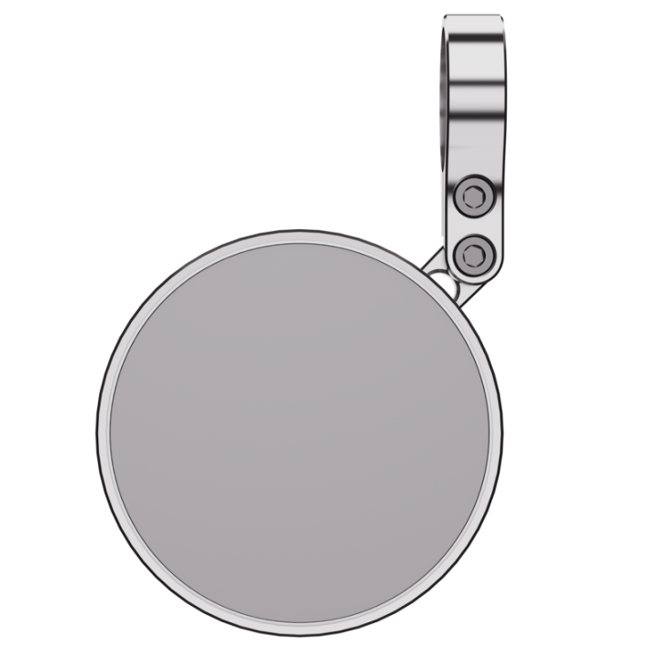 Rétroviseur d'embout de guidon HIGHSIDER pro Conero-XS court – chromé – à l'unité
