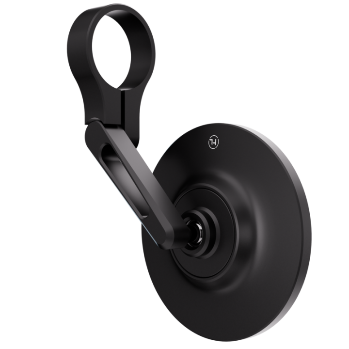 Rétroviseur d'embout de guidon HIGHSIDER pro Conero-XS court – noir mat – à l'unité