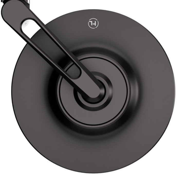 Rétroviseur d'embout de guidon HIGHSIDER pro Conero-XS court – noir mat – à l'unité