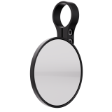 Rétroviseur d'embout de guidon HIGHSIDER pro Conero-XS court – noir mat – à l'unité
