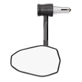 Rétroviseur d'embout de guidon HIGHSIDER pro Victory-Rim – noir mat – à l'unité