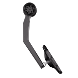 Rétroviseur d'embout de guidon HIGHSIDER pro Victory-Rim – noir mat – à l'unité
