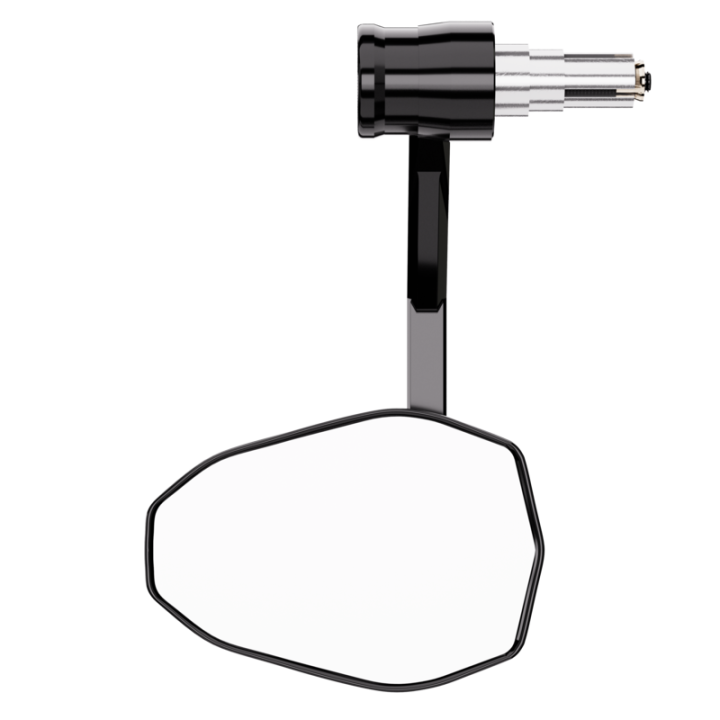Rétroviseur d'embout de guidon HIGHSIDER pro Victory-Rim avec clignotant et feu de position LED - noir - l'unité