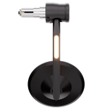 Rétroviseur d'embout de guidon HIGHSIDER pro Montana-Rim avec clignotant LED – à l'unité