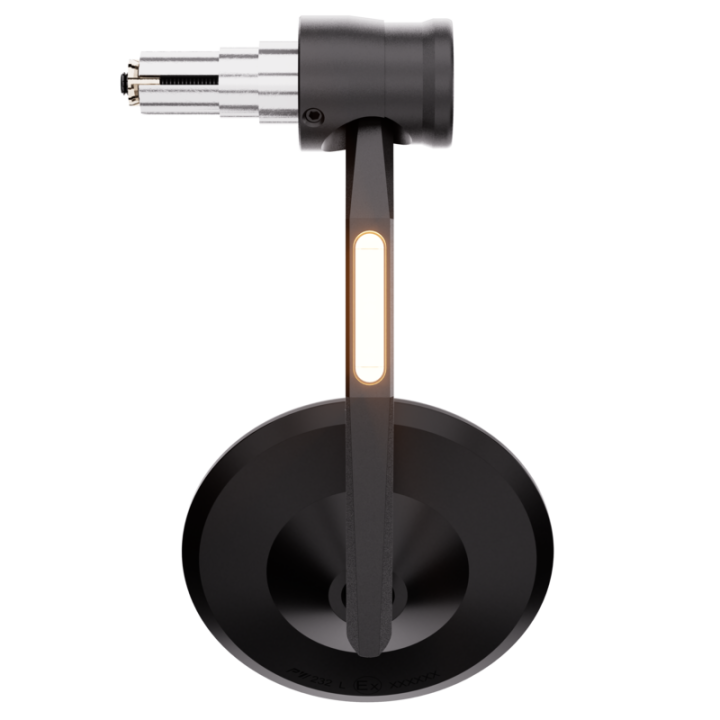 Rétroviseur d'embout de guidon HIGHSIDER pro Montana-Rim avec clignotant LED – à l'unité
