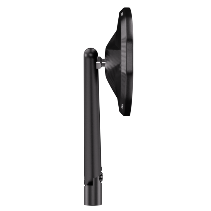 Rétroviseur de guidon HIGHSIDER pro Victory -X – noir mat – à l'unité