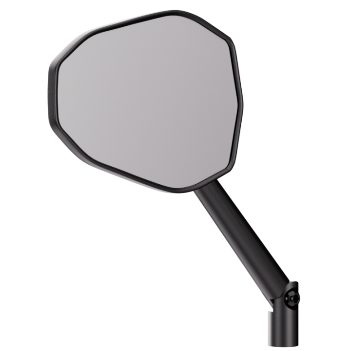 Rétroviseur de guidon HIGHSIDER pro Victory -X – noir mat – à l'unité