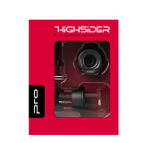 Embouts de guidon spéciales HIGHSIDER pro – noir – la paire