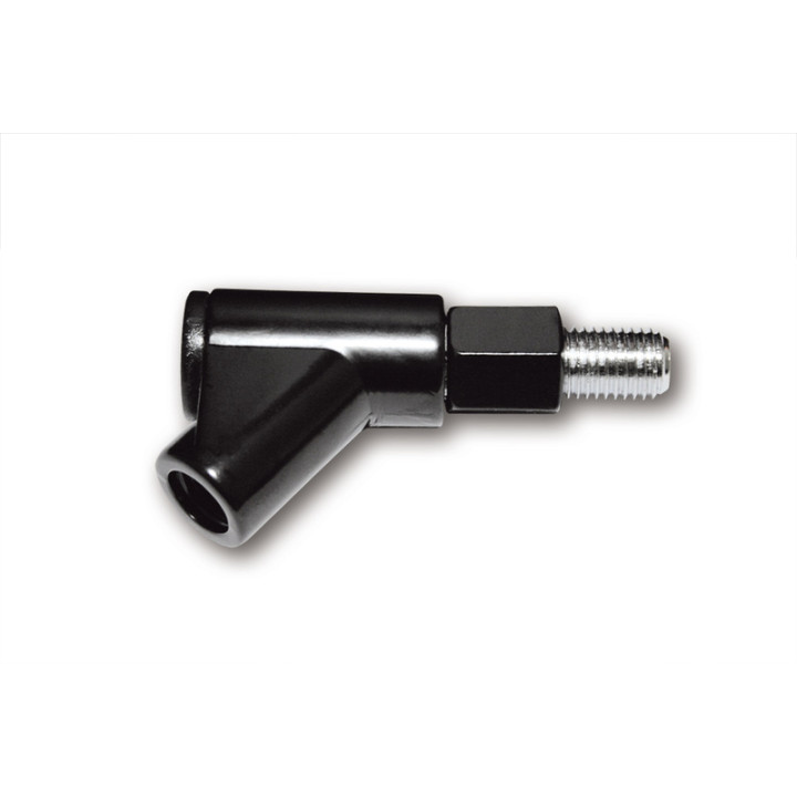 Adaptateur miroir HIGHSIDER smart M10 x 1,25 mm filetage à droit - noir