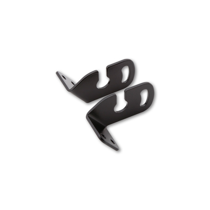 Adaptateurs pour clignotants HIGHSIDER pro modèle d’origine - pour support de plaque Aprilia/BMW/Triumph/Yamaha - noir - la pair