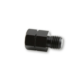 Adaptateur de rétroviseur HIGHSIDER smart M10 filetage à gauche M10 - noir