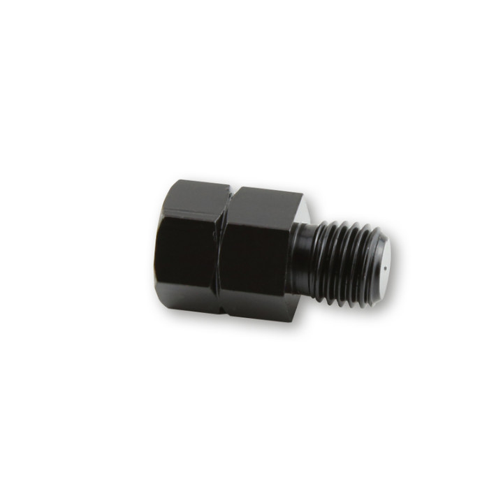 Adaptateur de rétroviseur HIGHSIDER smart M10 filetage à gauche M10 - noir