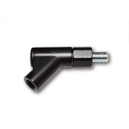 Adaptateur miroir HIGHSIDER smart M10 x 1,25 mm filetage à gauche - noir