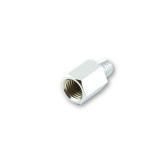 Adaptateur de rétroviseur HIGHSIDER smart M10 filetage à droit M8 - chromé