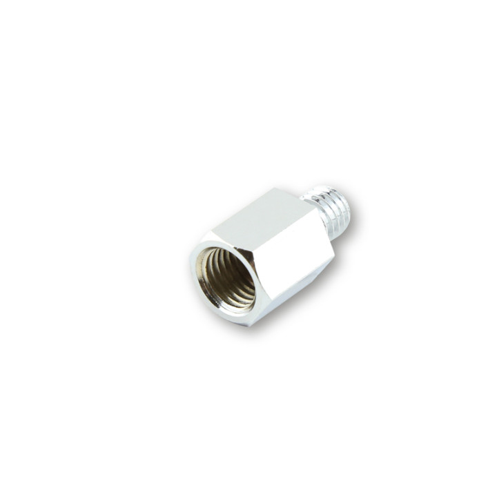 Adaptateur de rétroviseur HIGHSIDER smart M10 filetage à droit M8 - chromé