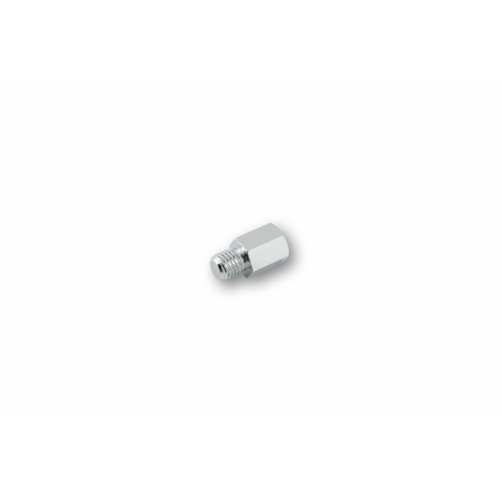 Adaptateur de rétroviseur HIGHSIDER smart M8 filetage à droit M10 - chromé