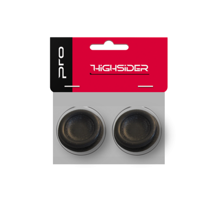 Bouchons d'embouts de guidon HIGHSIDER pro - caoutchouc (paire)