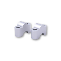 Réhausses de pontet de guidon HIGHSIDER pro 25mm - argent