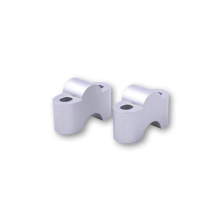 Réhausses de pontet de guidon HIGHSIDER pro 25mm - argent