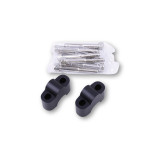 Réhausses de pontet de guidon HIGHSIDER pro 25mm - noir