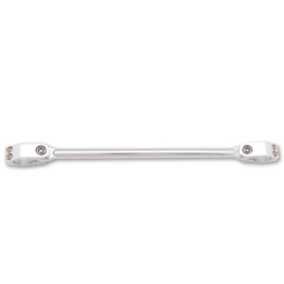 HIGHSIDER pro Cross-Bar ST02 Aluminium Handlebarstrut, two-piece clamp, Silver glossy