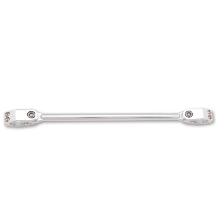 HIGHSIDER pro Cross-Bar ST02 Aluminium Handlebarstrut, two-piece clamp, Silver glossy