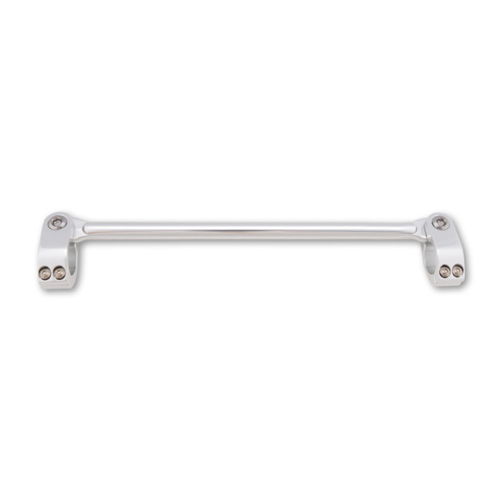 HIGHSIDER pro Cross-Bar ST02 Aluminium Handlebarstrut, two-piece clamp, Silver glossy