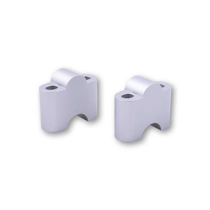 Réhausses de pontet de guidon HIGHSIDER pro 35mm - argent